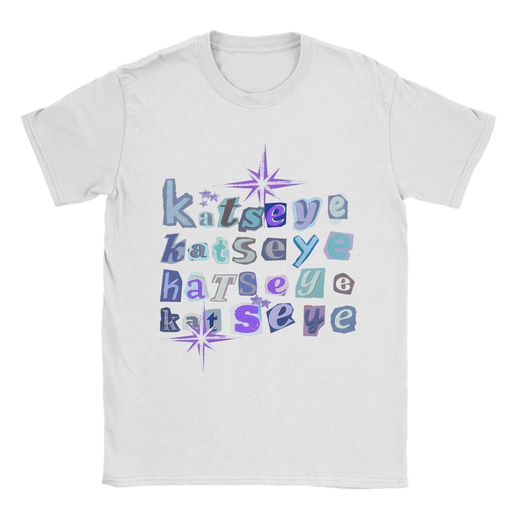 Novelty Katseye Kpop Idol TShirts Unisex Unisex Crew Neck Cotton T Shirt Beautiful Chaos Album Short Sleeve Tees Gift Idea Tops