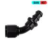 New AN4/AN6/AN8/AN10/AN12 Straight 0/45/90/180 Degree Female Swivel to Push Lock Hose End Fitting Oil Fuel Hose End Adaptor Kit