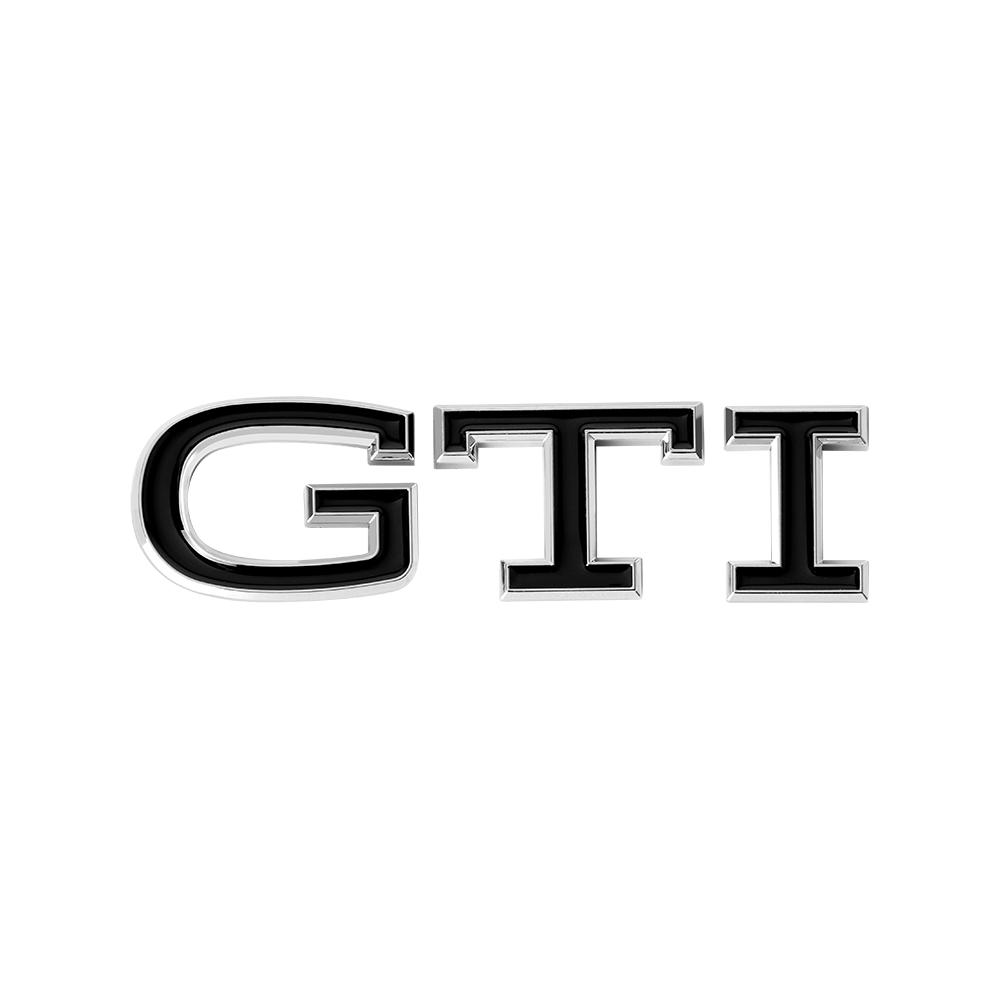 AABIN1 3D ABS GTI Emblem Car Body Tail Trunk Decoration Stickers Auto Accessories For Volkswagen VW Golf Polo Beetle Passat T-ROC Caddy