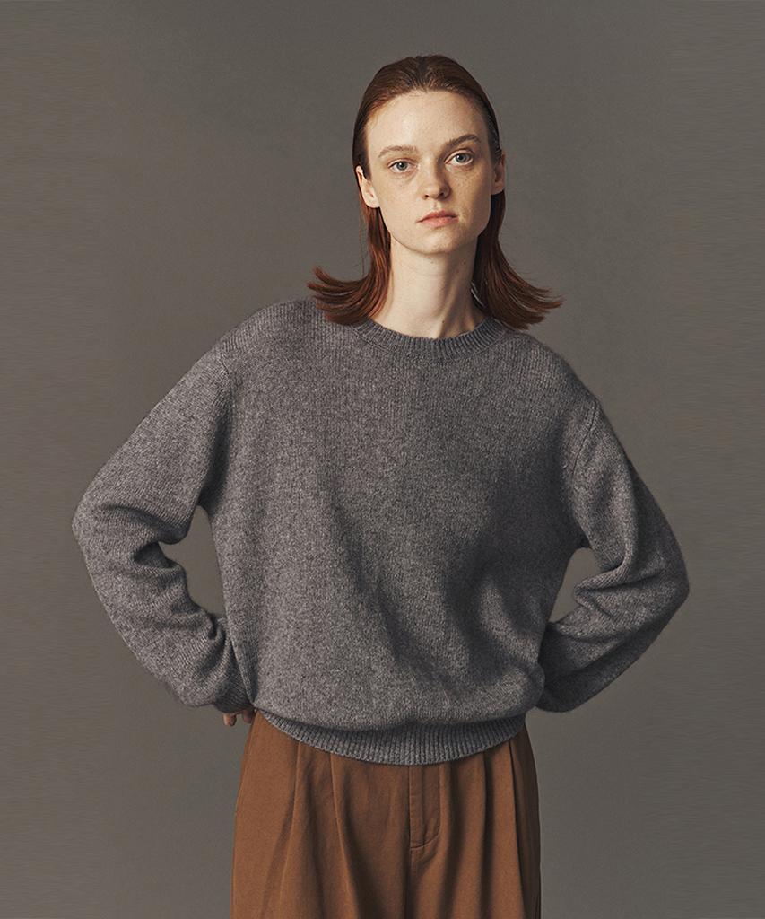 AHWE Wool Blend Pull-Over_Charcoal