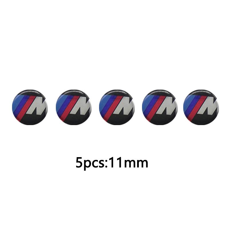 gnhct10 5/10Pcs 11mm 14mm Car Key Sticker Logo 3D Metal Car Key Sticker Emblem For BMW F34 F10 F20 F48 F39 F30 F25 F26 F15 F16 F22 F32