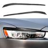 Наклейка «Реснички» на фары из углеродного волокна для Mitsubishi Lancer Evo 2008 2009 2010 2011 2012 2013 2014