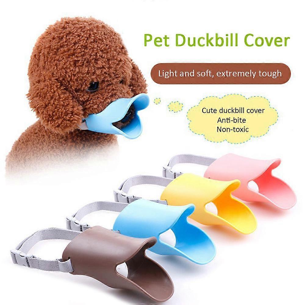 Dog Muzzle Silicone Duck Muzzle Mask for Dogs Anti Bite Stop Barking Small Large Dog Mouth Muzzles Pet Dog Accessories