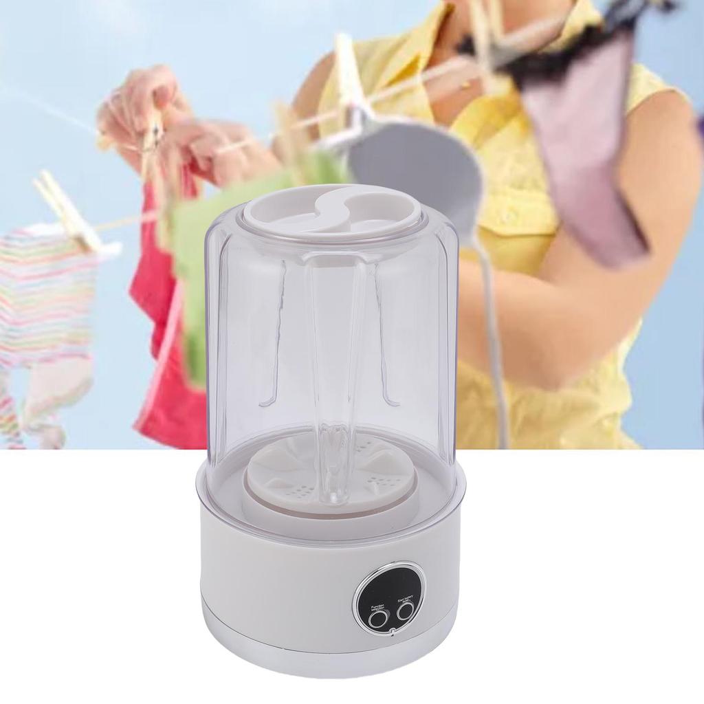 1L Portable Underwear Washing Machine Cordless Rechargeable Automatic Underwear Washer for Socks