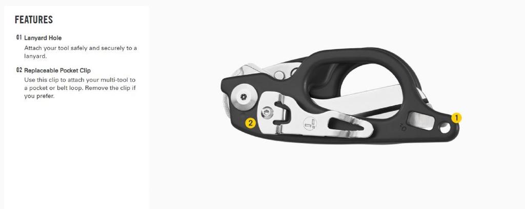 Leatherman YL831742 Спасательные ножницы Raptor с кобурой Molle (3587)