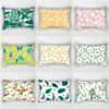 Cushion Bed Headrest Bedroom Living Room Sofa Car Pillowcase Plant Small Daisy Flower Small Fresh Rectangular Waist Pillow