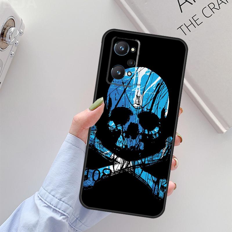 Pirate Skull For Realme 11 10 12 13 14 Pro Plus GT 5 6 6T GT7 Pro C67 C61 C53 C51 C21Y C25S C55 C75 Case