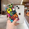 Прозрачный чехол для телефона 'Вечеринка монстров' для iPhone 15 17 Pro Max 16 14 Pro 11 12 Pro 13 X XR XS SE Задняя крышка