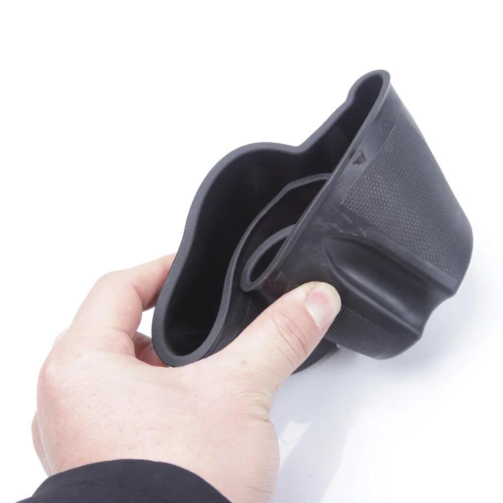 TPE Water Cup Holde for Tesla Model 3 Y 2022 Interior Accessories Silicone Waterproof Coasters Console Insert Double Hole Holder