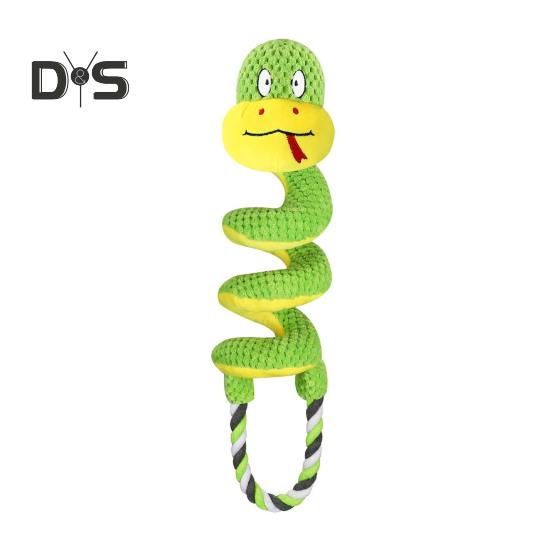 Пищащая игрушка для жевания собак с хрустящей бумагой, плюшевая игрушка в форме жирафа/змеи, перетягивание каната, интерактивная мягкая игрушка для маленьких, средних и больших собак