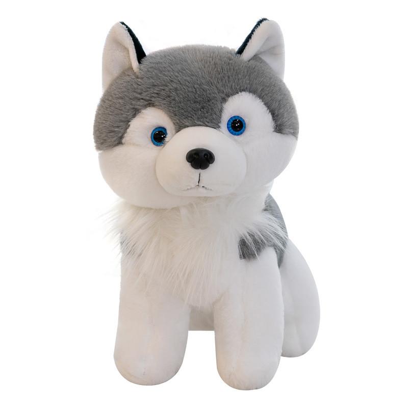 Игрушка Хаски Плюшевая Мультяшная Мягкая Игрушка Кукла Украшение для Сна Подарок на День Рождения для Детей