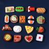 Ready-made Simulated Food Sushi Bread Pizza DIY Phone Case & Beauty Accessories for Kids Resin Jewelry