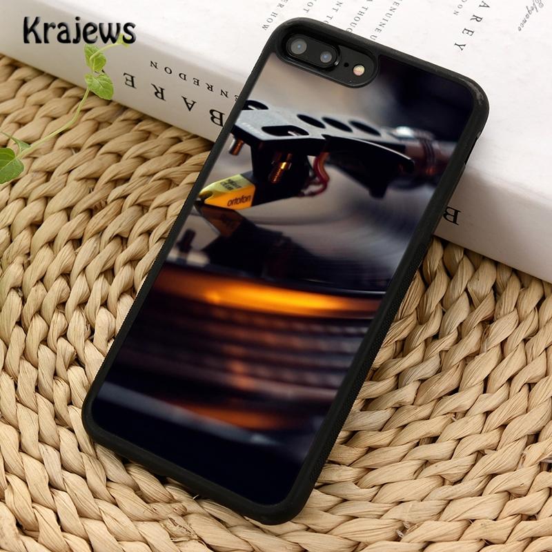 Krajews Vinyl DJ Record Art Phone Case Cover For IPhone 18 17 Air 16 15 14 plus 11 12 13 pro max coque Shell Fundas