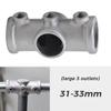 Pipe Fitting Connector Aluminum Alloy Steel Circular Pipe Connector Elbow Corner Frame Fasteners DN15 DN20 DN25 1 Inch