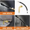SAFELIFE Tire Valve Extensions, 8.25 Inch Flexible Valve Stem Extenders with 90 Degree Brass Schrader Tire Valve Extension Adaptor Compatible for