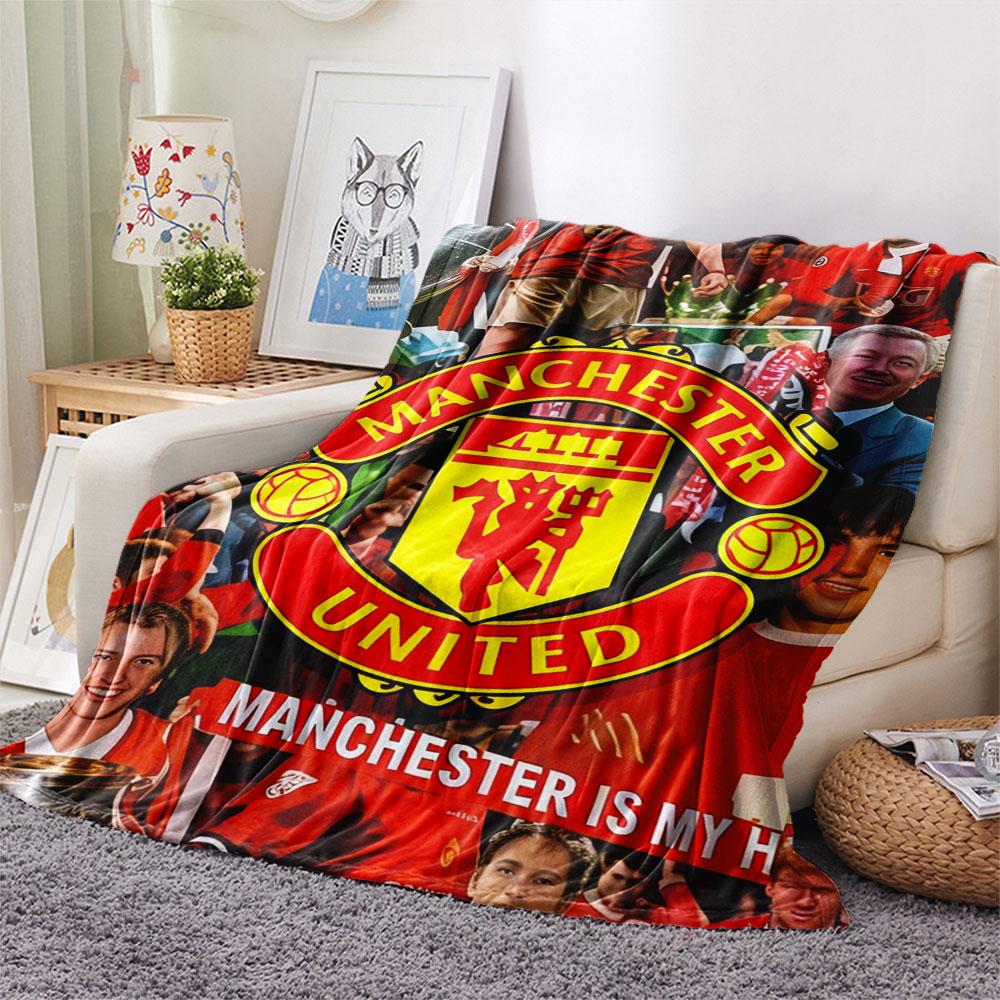 Raw MUFC Passion Blanket, High quality Comfortable for All Seasons, Home Decor, Warmth and Comfort