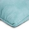 Coussin - SUEDEN - 40x40cm - Bleu clair - Synthétique - Design contemporain