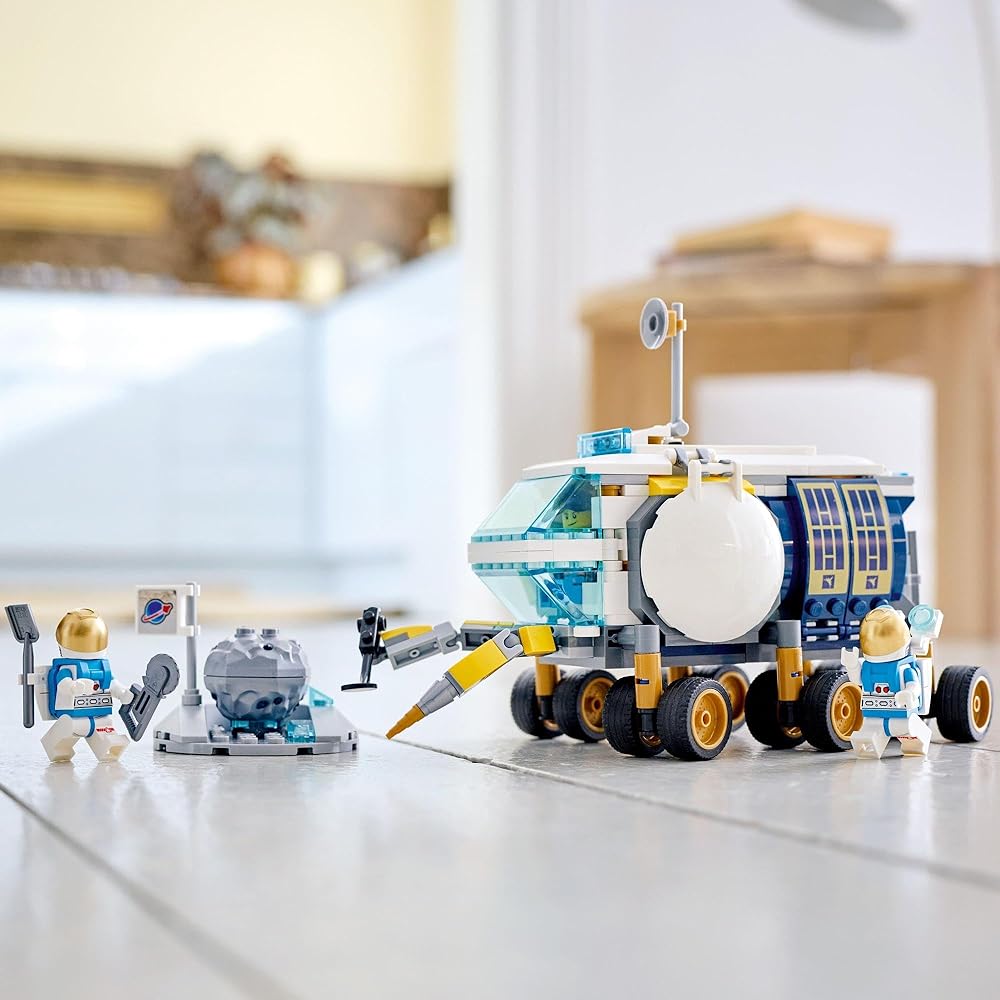 LEGO City Lunar Rover 60348 Building Toy for Kids Age 6 and Up Space Vehicle