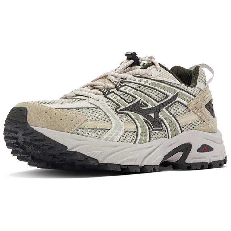 Mizuno Фиджи Тл Удобные Нескользящие Низкие Кроссовки для Трейлраннинга Унисекс кроссовки Светло-голубовато-серый Черный Темно-зеленый D1GH240908