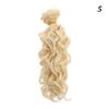 15*100cm Fashion Accessories Mini Tresses 1/6 1/4 1/3  Curly Wigs Toy Toupee Doll Hair Screw Periwig