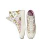 Converse Женские кроссовки Chuck 70 High Crafted Florals Pink Beyond-Pink Olive-Aura A00537C