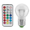 3 Вт E27 цоколь RGBW светодиодная 16-цветная меняющая цвет лампочка с пультом дистанционного управления