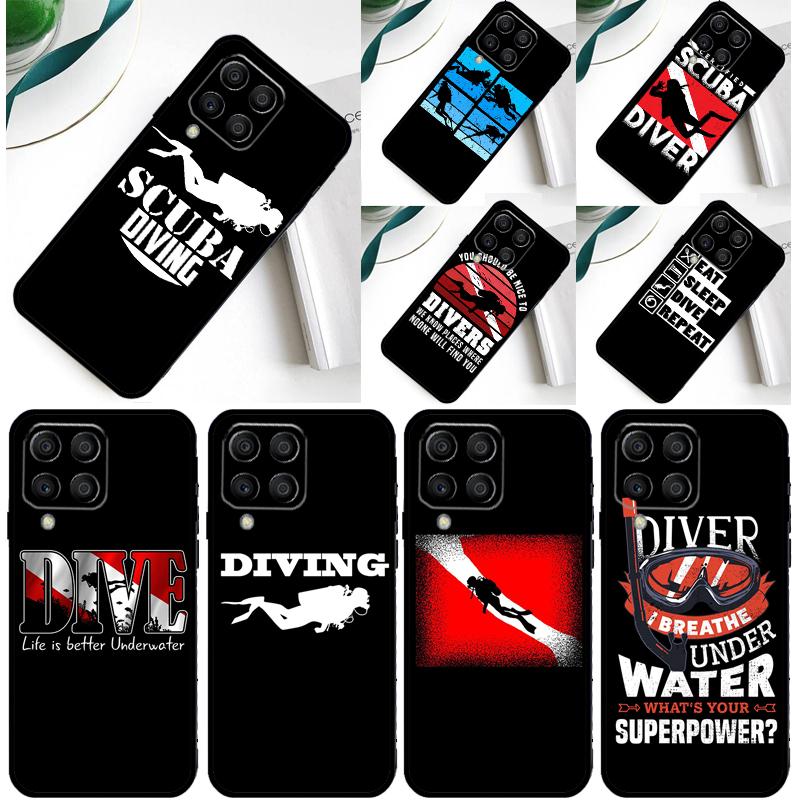 Scuba Diving Quote Cover For Samsung Galaxy M20 M30s M33 M13 M23 M53 M15 M55 M31 M51 M14 M34 M54 M32 M52 Case
