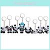 Set Keychain Panda With Creative Animal Shape For Collectors And Office Gifts