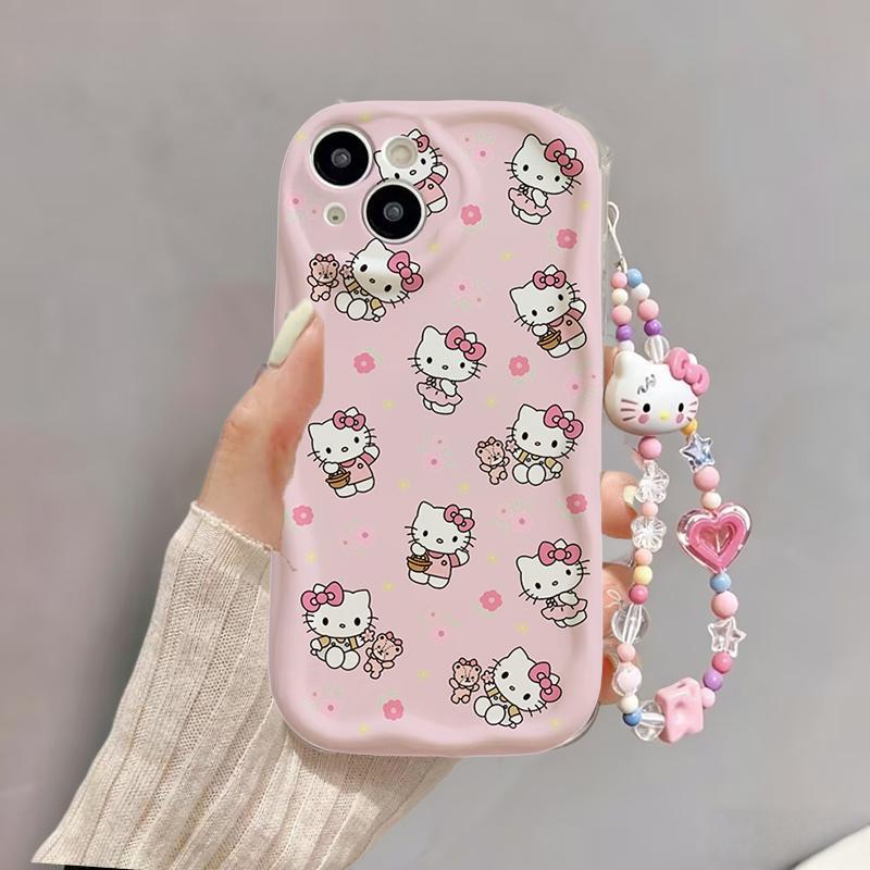 Милый Браслет-Цепочка Hello Kitty Чехол Для Huawei Honor 600 400 Lite Pro X9B X8C X8B X8A X9D X7D X7B X7A X6B X6C 90 Lite 5G Чехол