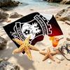 Custom Name Personalized Go Ahead Eagles Print Beach Towel, for Trip Camping Beach Party Home Decor, Birthday Gift for Family & Friends