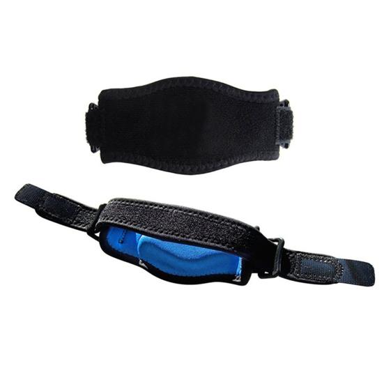 Женский Мужской Налокотник для теннисистов Локтевой ремень с губчатой подкладкой Профессиональная повязка на руку при тендините Спортивный бандаж для предплечья