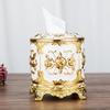 Vintage European Roses Tissue Box Holder Cylindrical Paper Extraction Home El Bathroom Decor Single Roll Storage Organizer