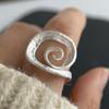 Xiaomi 925 Sterling Silver Rings for Women Couple Minimalist Handmade Simple Flower Heart Ring Fine Jewelry Gift Prevent Allergy
