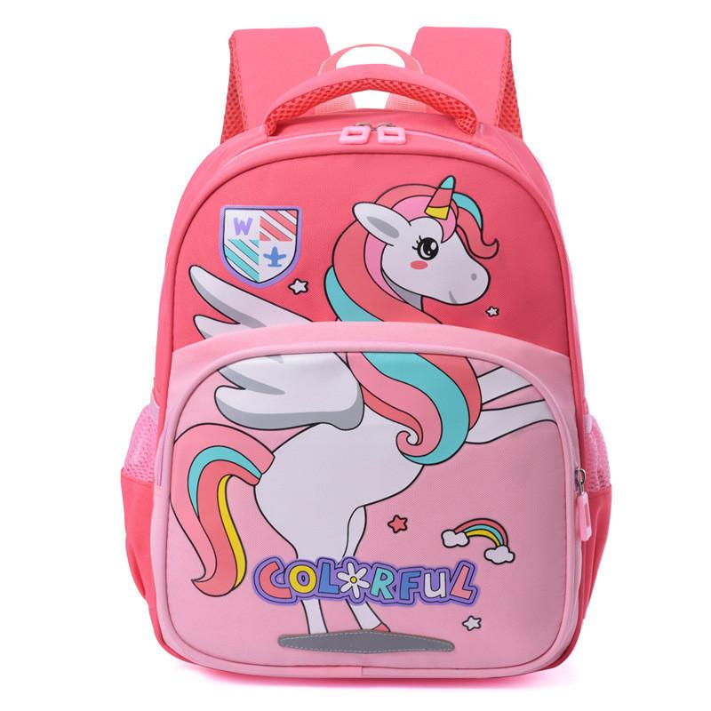 Adorable Cartoon Toddler Backpack For Boys And Girls Made Of Oxford Cloth
