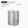 Portable Titanium Gongfu Tea Set - Lightweight Folding Cup for Camping & Boiling Water