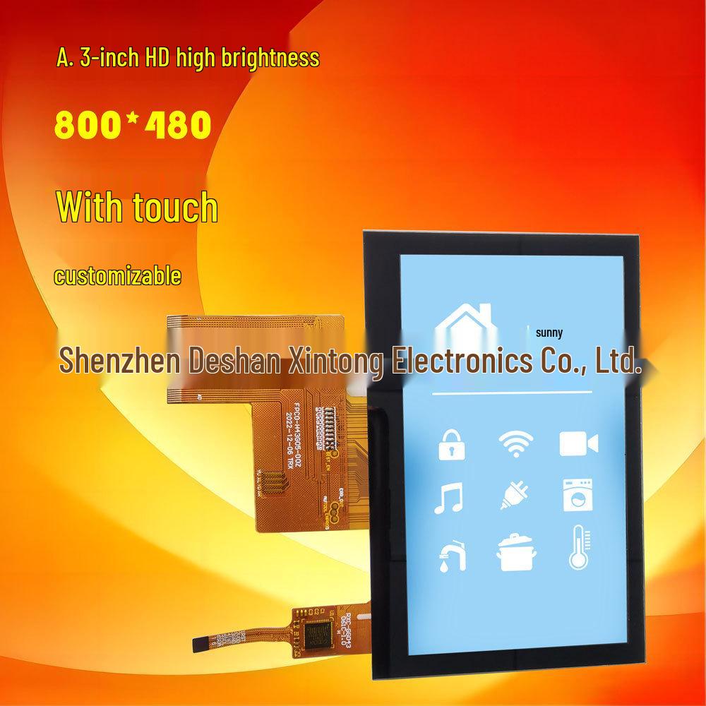4,3-дюймовый сенсорный RGB медицинский ЖК-модуль, разрешение 800x480