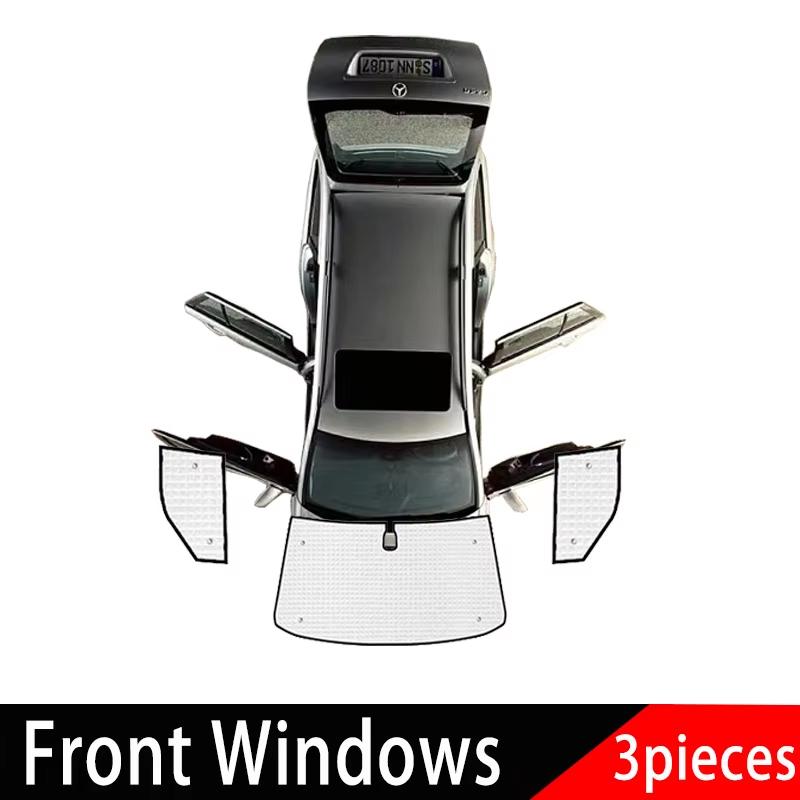 Для Volkswagen VW Transporter Caravelle Multivan Doubleback T6 SWB 2015~2025 Защита от жары Солнцезащитные козырьки Окно Автоаксессуары
