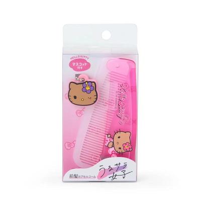 Sanrio Hello Kitty Капсульная расческа для передних волос с маскотом ( розовый ) Япония НОВИНКА