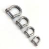 Horseshoes Carabiner Titanium Alloy D Bow Staples Shackle Key Ring  Outdoor Accessories
