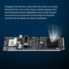 PCIe NVME M.2 Solid Disk Expansion Card Fast Speed Data  Transfer Type E 4Pin Power Support Adapter