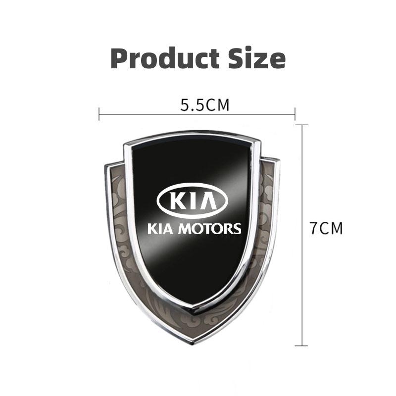 2026 Горячая Наклейка на Автомобиль 3D Металлическая Наклейка-Значок на Крыло Автомобиля Логотип Наклейка для KIA sportage ceed sorento cerato optima picanto rio soul k