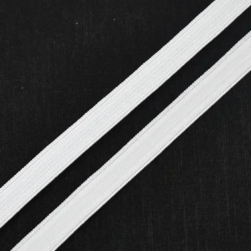 Meetee 10-50M 10мм Нескользящие Эластичные Ленты Силиконовые Ленты для Бюстгальтера Нижнего Белья Плечевого Ремня Швейные Резиновые Ленты Швейная Фурнитура