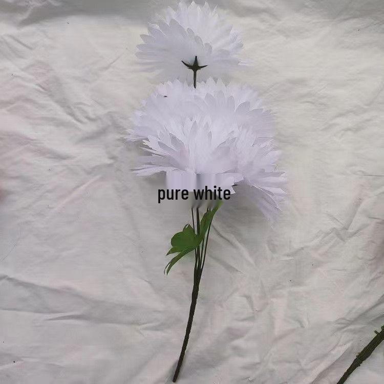 Букет из семиголовой хризантемы ко Дню поминовения усопших - Доступен в одиннадцати цветах