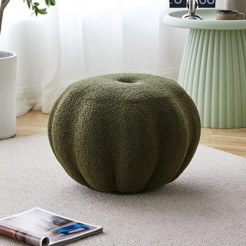 Диван-табурет Nordic Pumpkin, пуф, подставка для ног, журнальный столик, приставной круглый табурет, табурет для пеленания обуви, гостиная