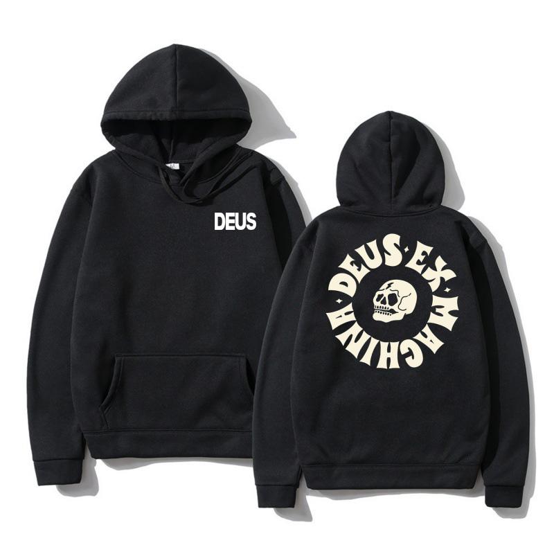 DEUS EX MACHINA Hoodie For Men Women Street Fashion Sweater Popular Hip Hop Sweatshirt Winter Oversized Long Sleeve Streetwear