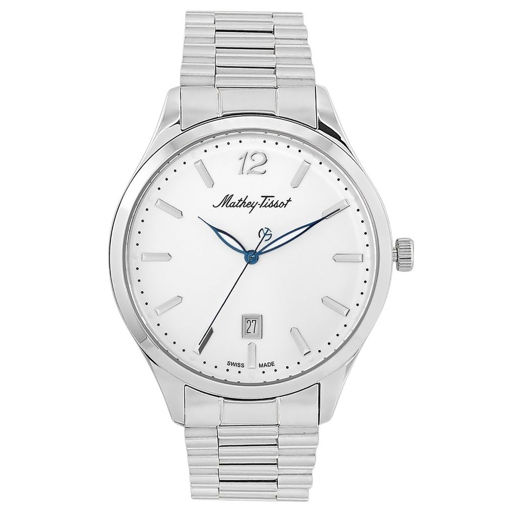 Mathey-Tissot Часы мужские Urban Metal White Dial Quartz H411MAI