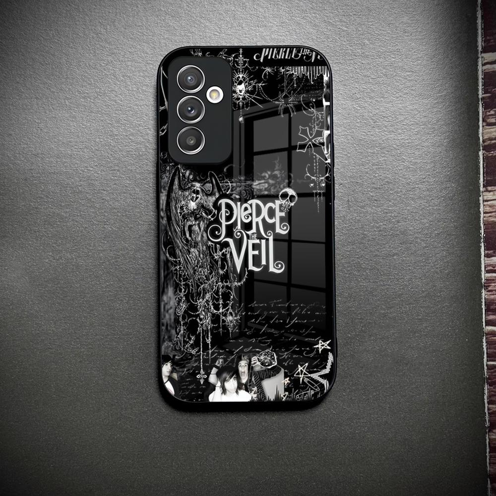 Чехол для телефона P-Pierce The Veil Band Стеклянный Для Samsung Galaxy S26 S23 S25 S24 S21 S22 S20 Ultra Fe Plus A34 A15 A14 Чехол