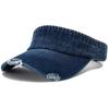 Новые летние спортивные солнцезащитные кепки, мужская джинсовая бейсболка, регулируемая защита от ультрафиолета, пустые козырьки, теннисная кепка для бега, гольфа, солнцезащитный крем