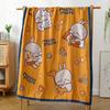 Four Seasons Baby Cotton Gauze Towel Quilt Newborn Cartoon Children's Baby Blanket Breathable Washed Cotton Lunch Break Blanket