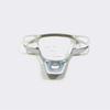 For Ford Kuga Escape   ABS Matte Carbon Fiber Steering Wheel Cover Trims Stickers Car Accessories Styling Frame